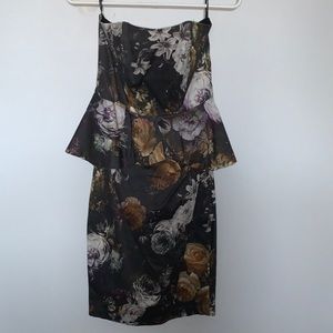🌻 Vintage Floral ASOS Petite MIDI Dress Size 6 NWOT